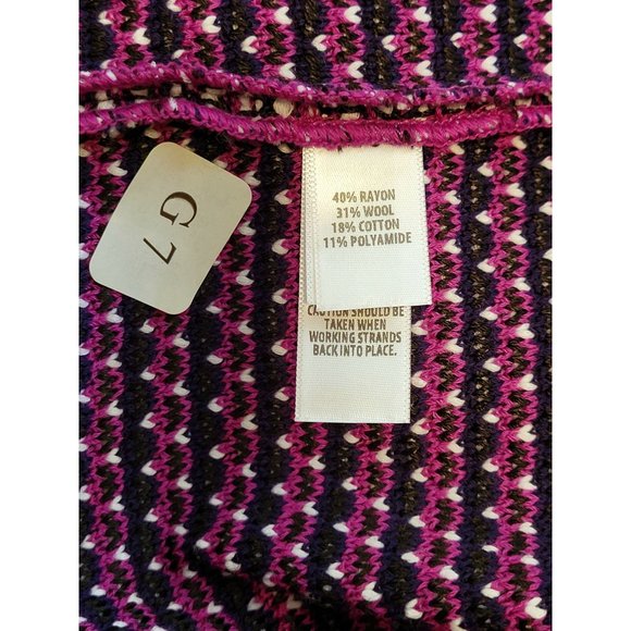 ๐ผHP๐ผ St. John Collection Mina Artistic Fringe Purple Cardigan - M - Picture 6 of 6